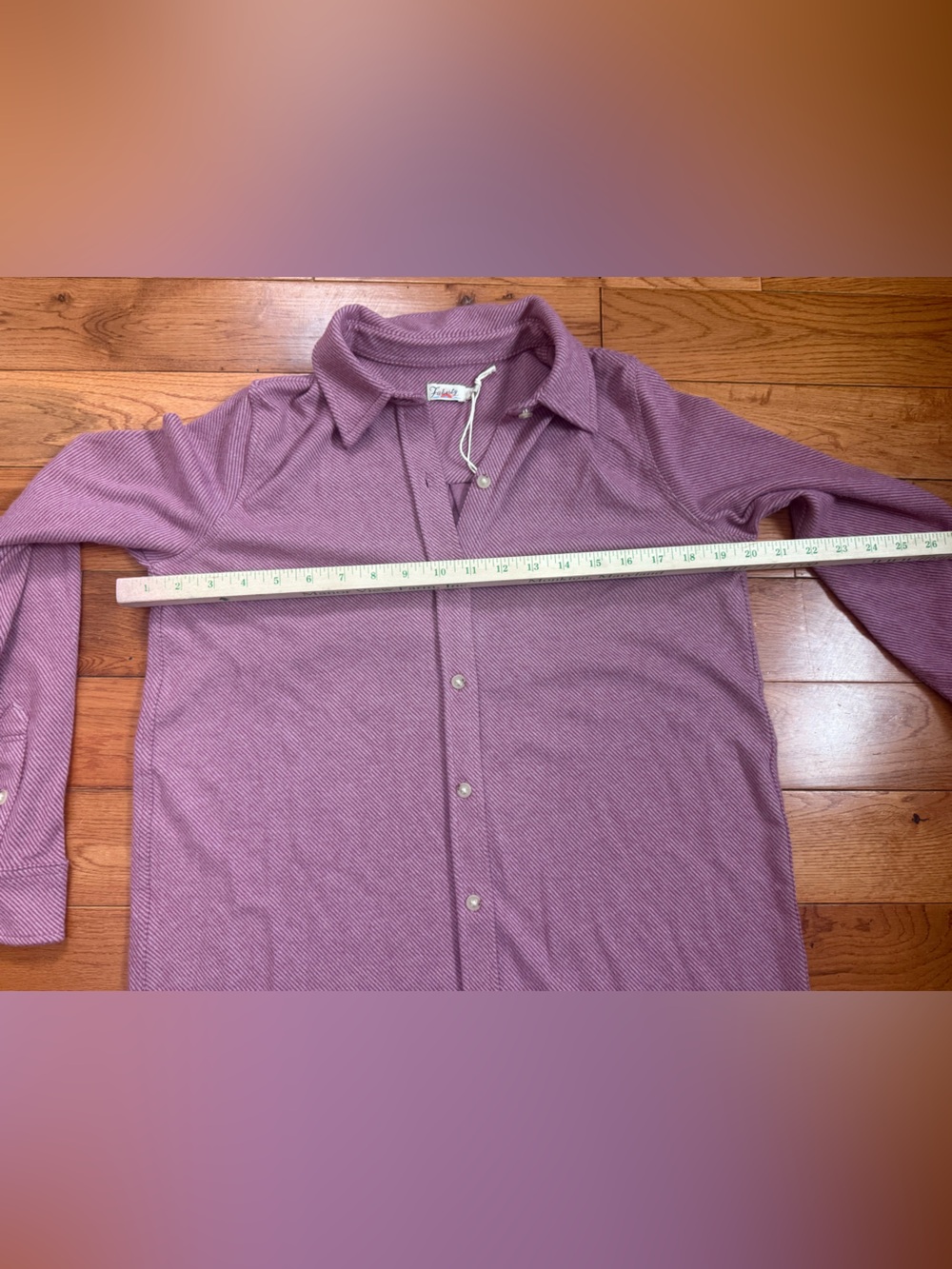 Faherty Legend Button-Up Sweater Dress in Rose Twill NWOT - Picture 5 of 5